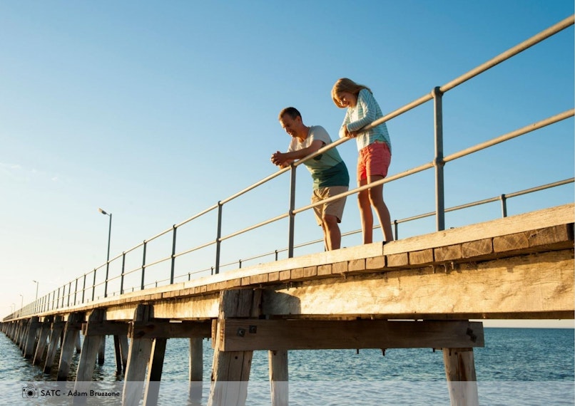 Man surfing at Yorke Peninsula, South Australia
