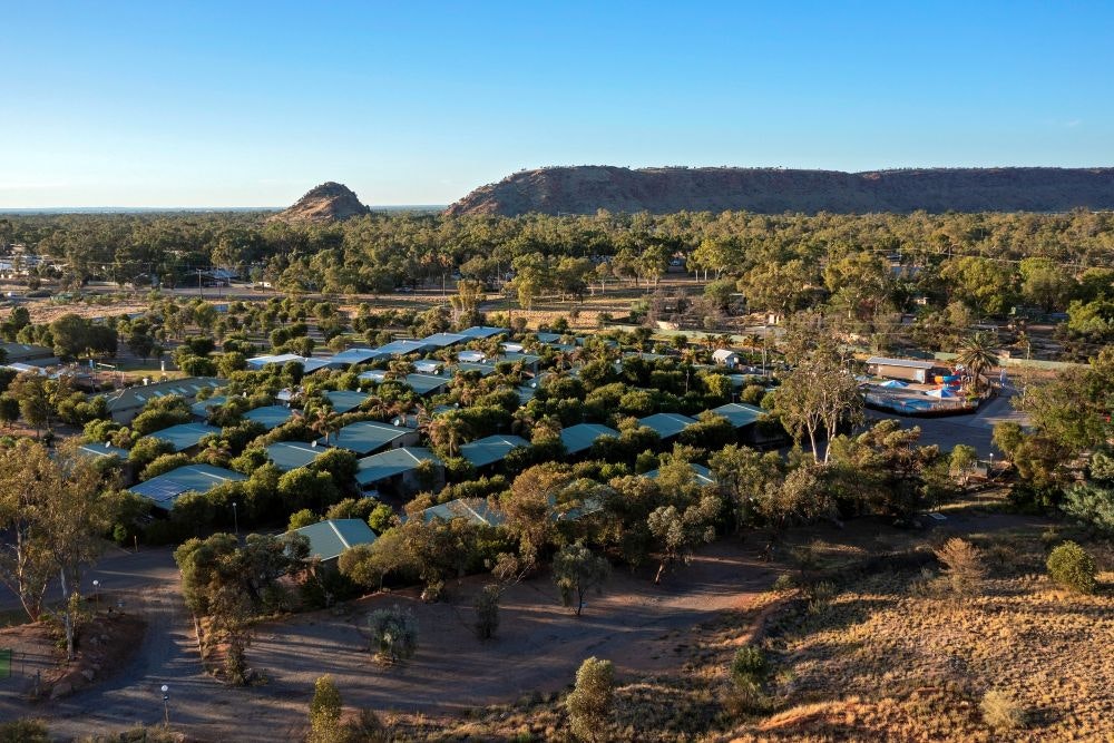 Aerial view of Discovery Parks - Alice Springs