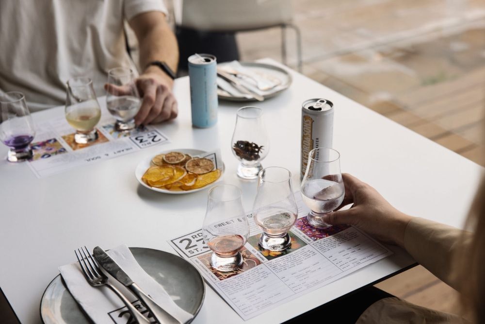 Gin tasting at 23rd Street Distillery